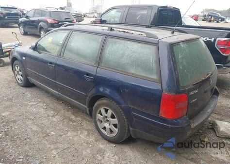 2000 Volkswagen Passat Gls V6 из США, поврежденный, VIN WVWND23B3YE334136